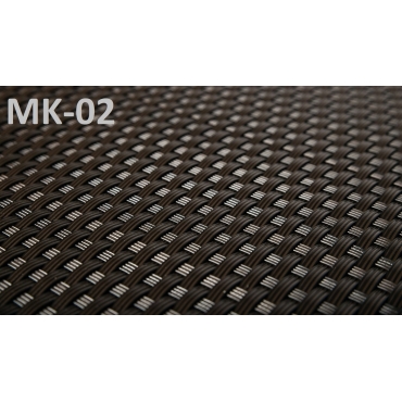 Taśma ogrodzeniowa MIKKO Rattan 12,75x0,19 m, grafit MK-03